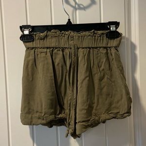 SHEIN green shorts